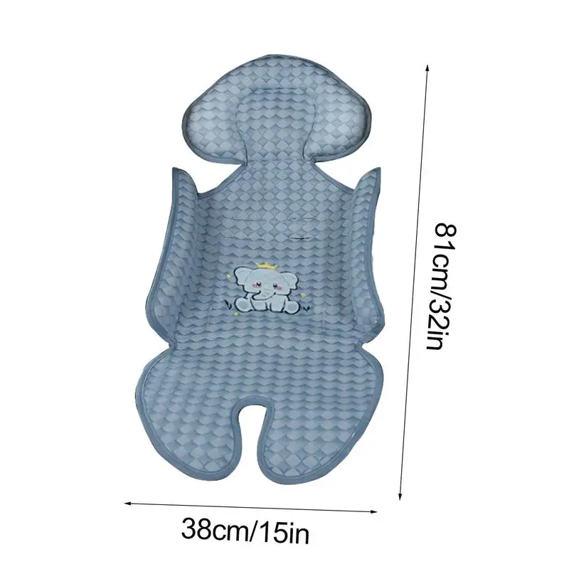 Cooling Pad For Stroller Ice Stroller Cooler Mat Breathable Cooling Mat Anti-Slip Seat Pad Cushion Liner Gel For