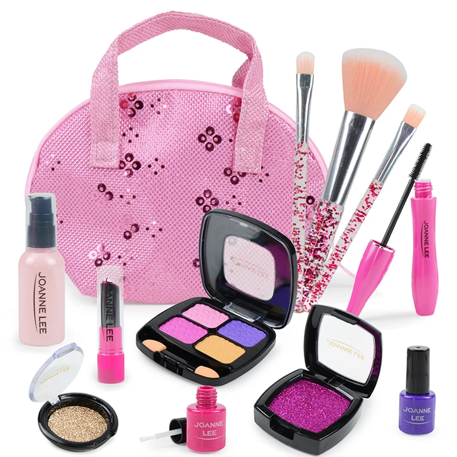 Cosmetics Set Children's Fun Play House Simulation Cosmetic Toys Set Parent-kids Interactive Play Toys Birthday Gifts for Kids