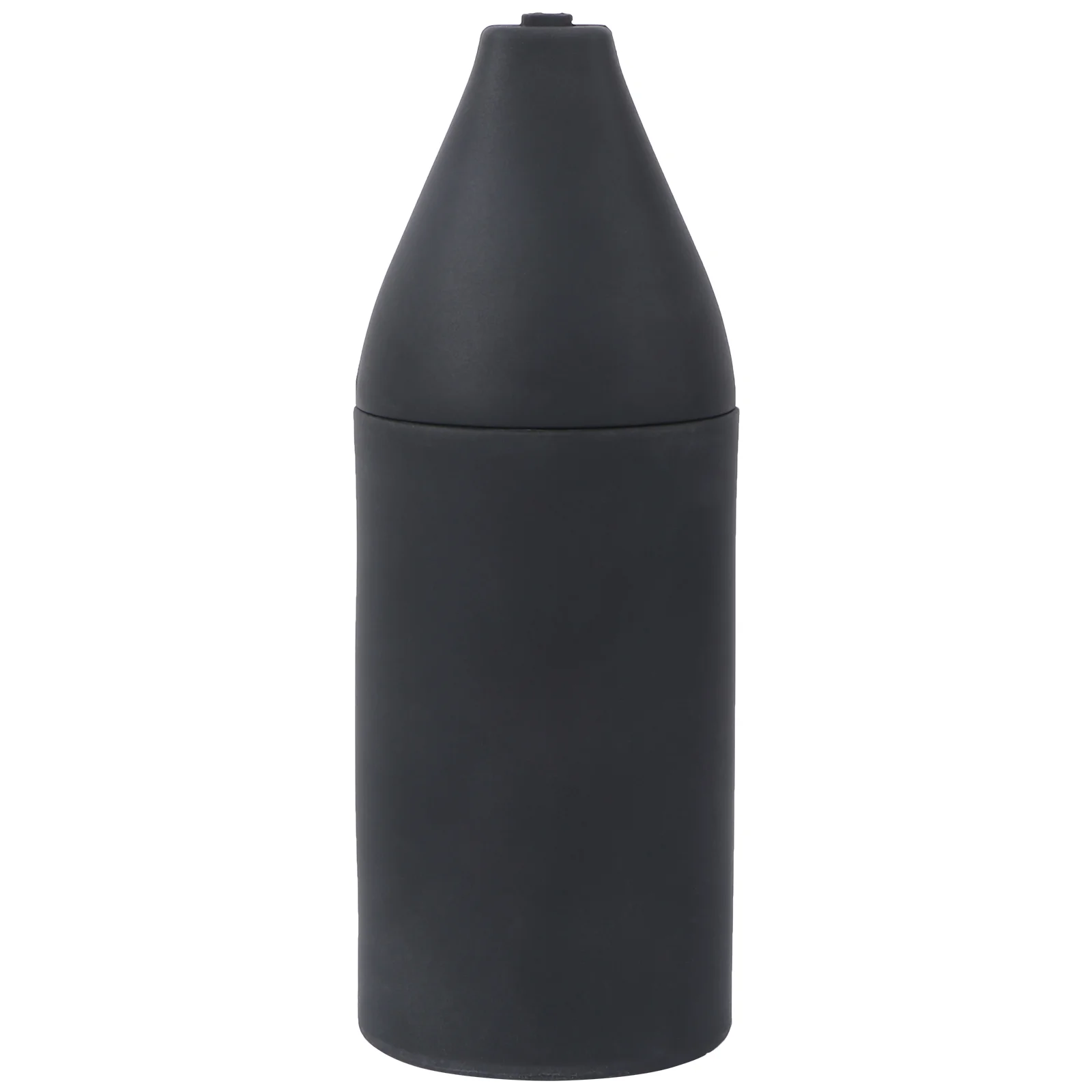 

Refillable Empty Bottle Silicone Bottle Squeeze Dispenser Refillable Bottle Dish Washing Detergent Hand Soap Atomizer (Black)