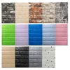 10pcs Self Adhesive Decor 3D Foam Wall Stickers Pane Room Waterproof peel and stick Brick Wallpaper for Interior Decoration 3