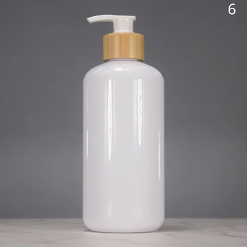 1 ชิ้นพลาสติกชุดเครื่องจ่ายสบู่เคาน์เตอร์ขวดโลชั่นห้องน้ํารีฟิลขวดเปล่าสําหรับแชมพู Body Wash Hair Conditioner 14