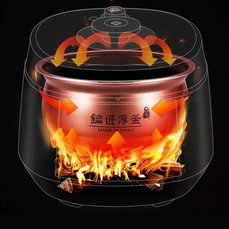 Joyoung Rice Cooker 2 Inner Pots Pressure Cooker 6L Reservation Timing Rice Cookers Nutritious Cook Electric Pressure Cooker 6