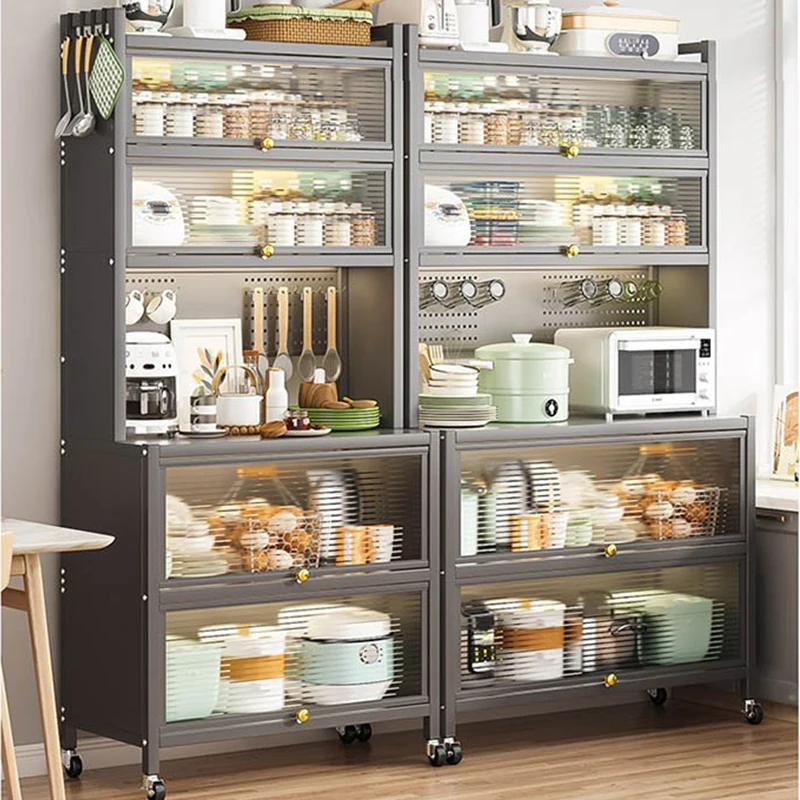 ZX living room furniture dining room decorative glass modern kitchen sideboard organization storage cabinet luxury