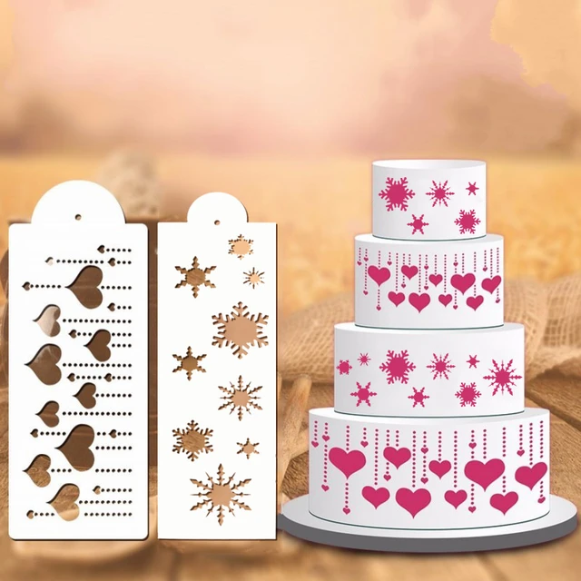 Fondant Cake Stencils Edge Template Cake Decorating Tools Wedding Birthday  Embossing Stamp Mold For Baking Cake Accessories - Cake Tools - AliExpress