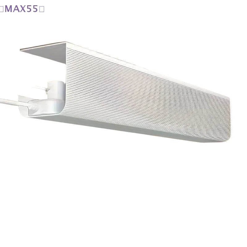 【MAX-55】1개 40cm/15.75인치 PVC 테이블 아래 케이블 정리함 펀치 없는 사무실용 와이어 정리함 홀더 벽걸이형