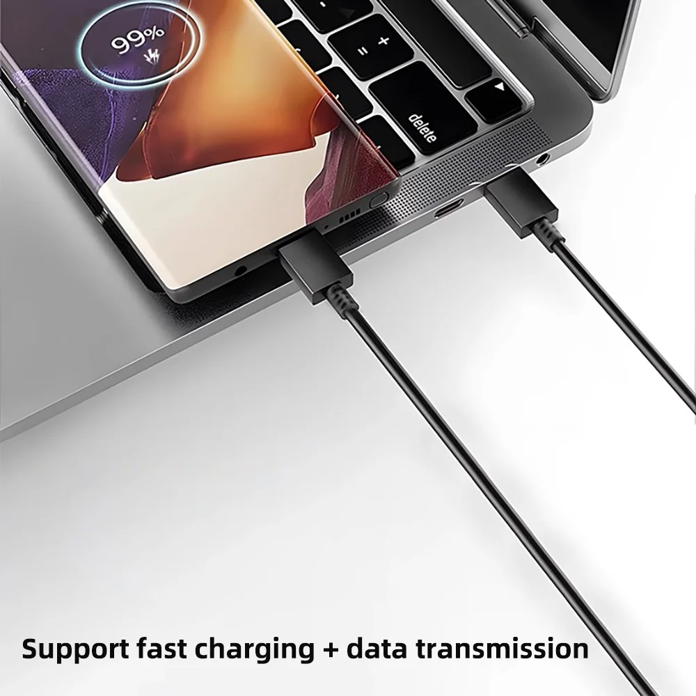 PD 100W USB C타입 to C타입 고속 충전 케이블 (삼성 갤럭시 S22 S23 S24 S25 플러스 노트 울트라 A53 A54용) 충전 및 데이터 케이블 3/1개