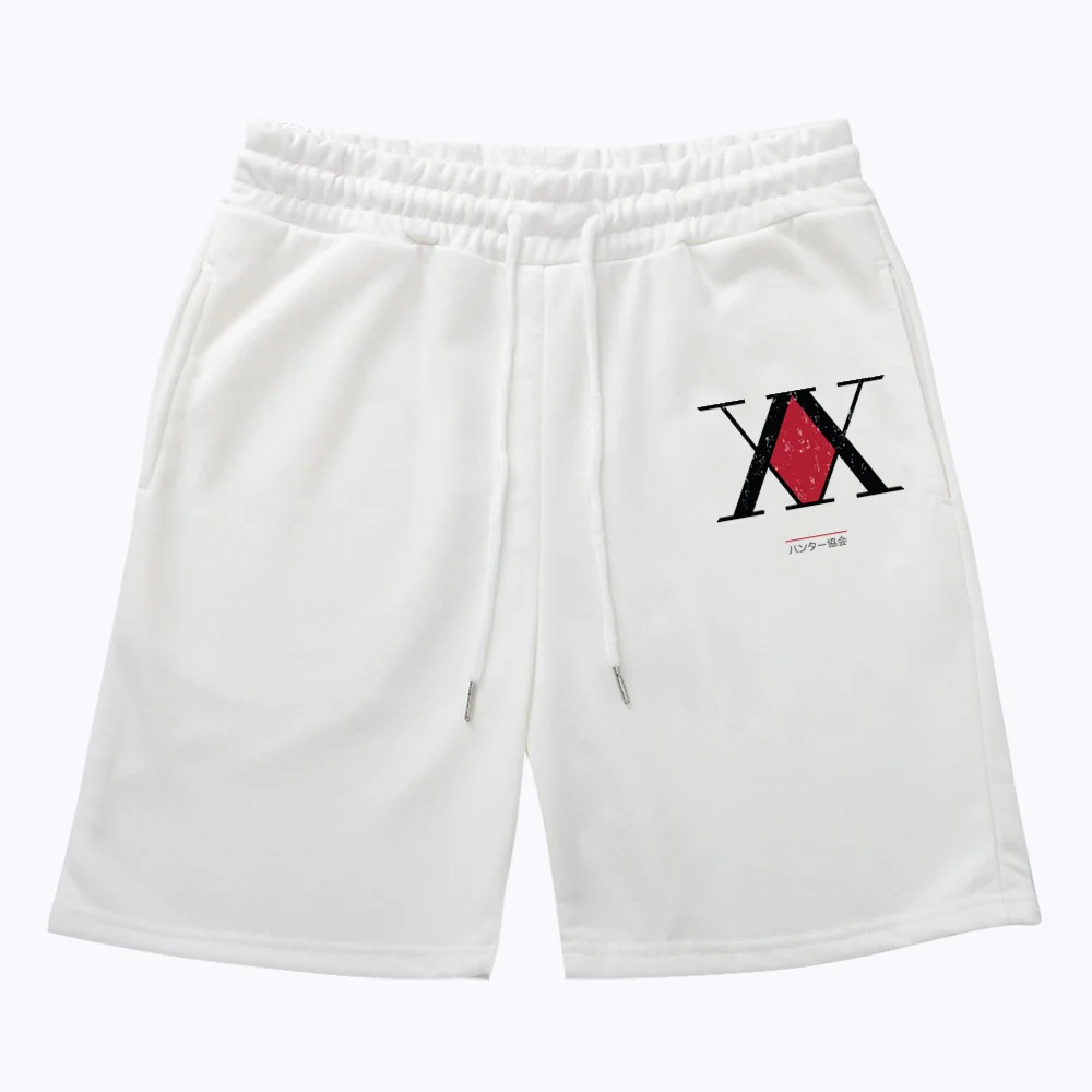 

Letter Print Mens Summer Casual Streetwear Breeches Harajuku Elastic Waist Short Pants Grunge Bermudas Shorts Male Clothes