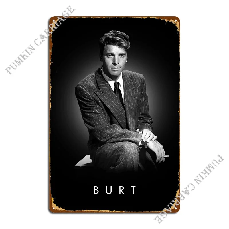 

Металлический плакат с надписью Burt Lancaster, проектирование детской стены, плакат
