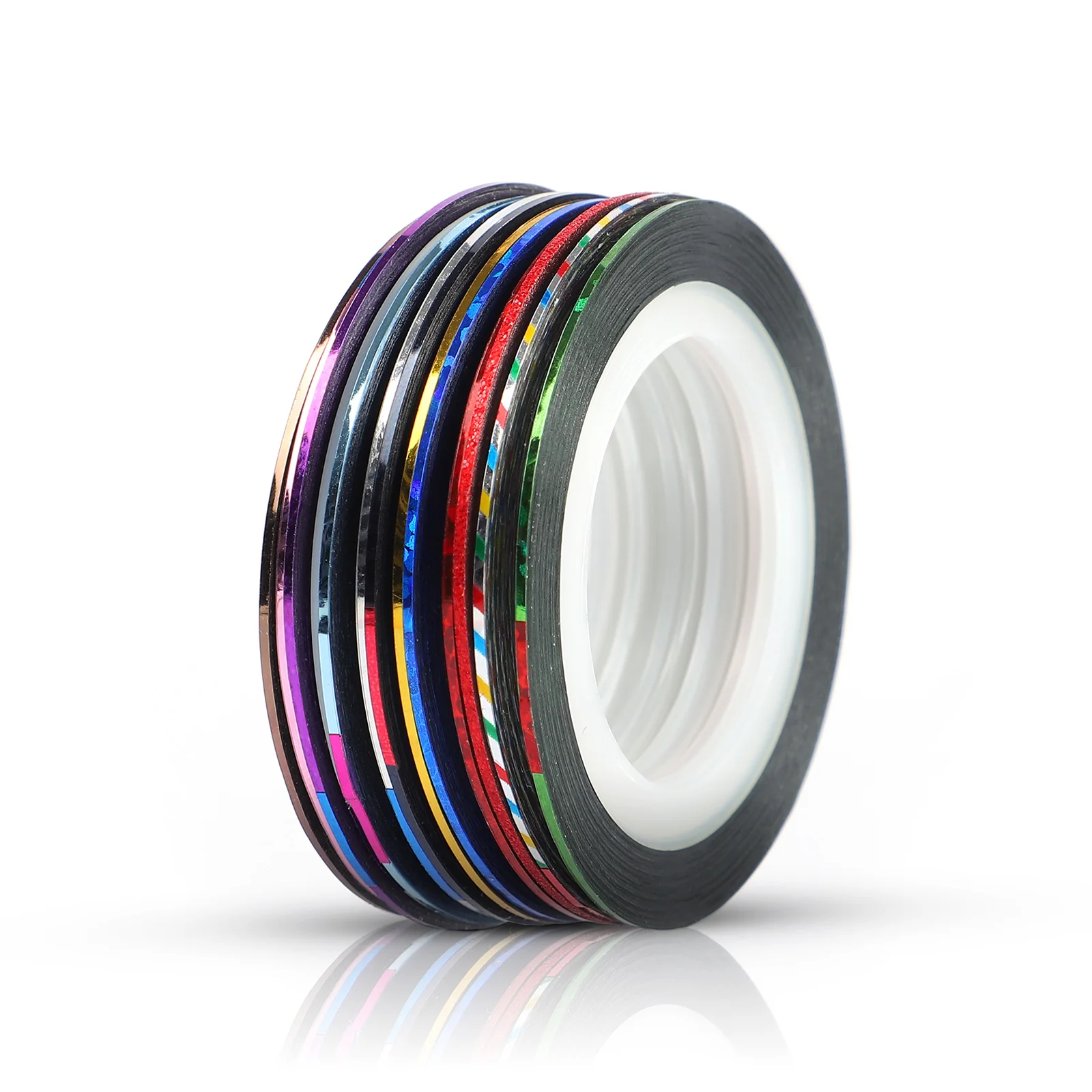 

Striping 15M 2/5/15pcs Nail Multicolor Art Nail Decoration Decals Tape Line Art
