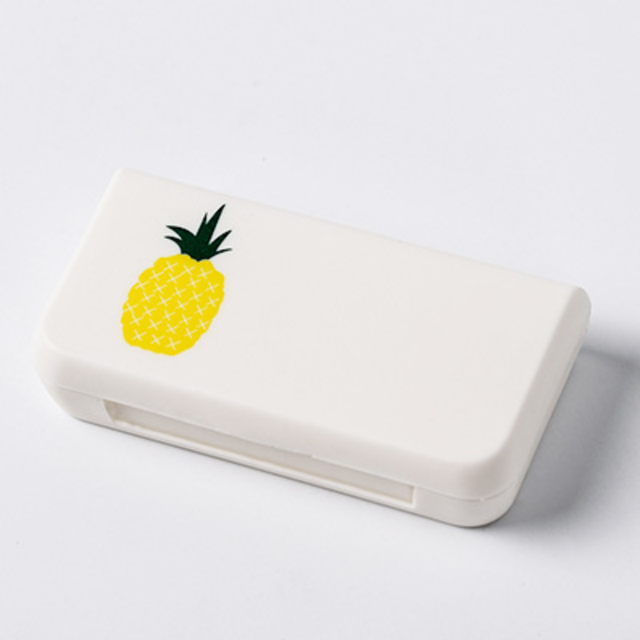 Grids Portable Mini Pill Case Medicine Dispenser Box Organizer Storage Bag Simple Flamingo Cactus Medical First Aid Supplies