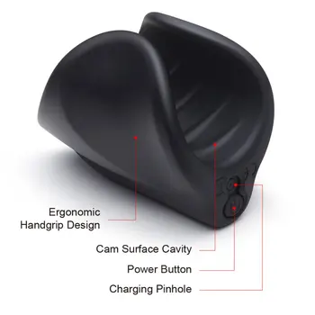 HESEKS 10 Modes Cock Ring Vibrator Male Lock Delay Ejaculation Massager Pocket Pussy Penis Rings Sex Toys For Men 6