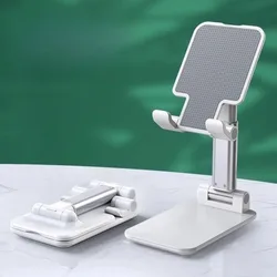 Compact Adjustable Portable Phone and Tablet Stand (White)