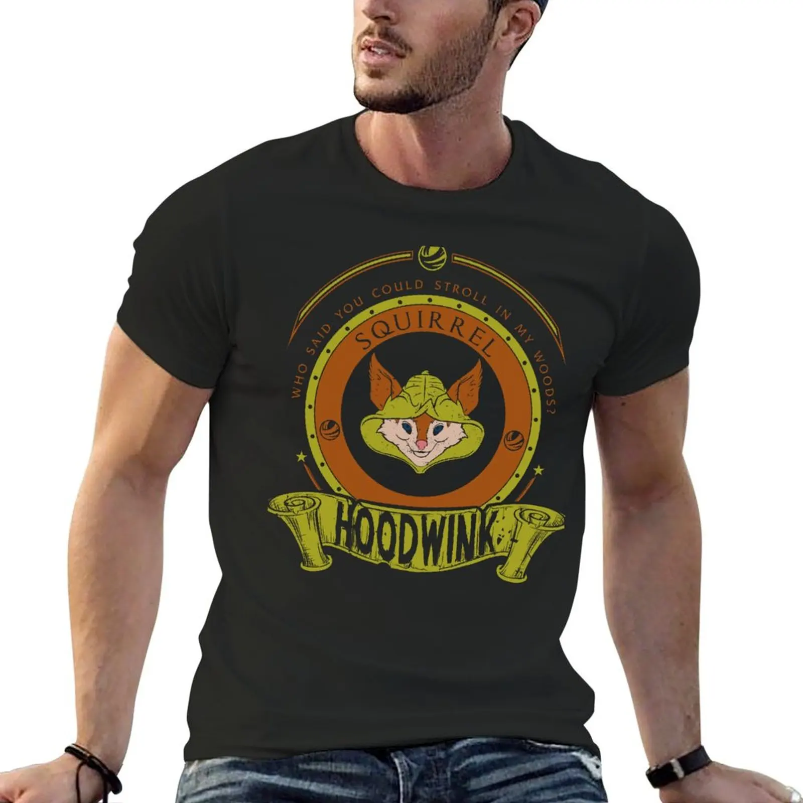 

HOODWINK-ограниченная серия футболок оверсайз индивидуальная Эстетическая Одежда Симпатичные топы футболки для мужчин хлопок