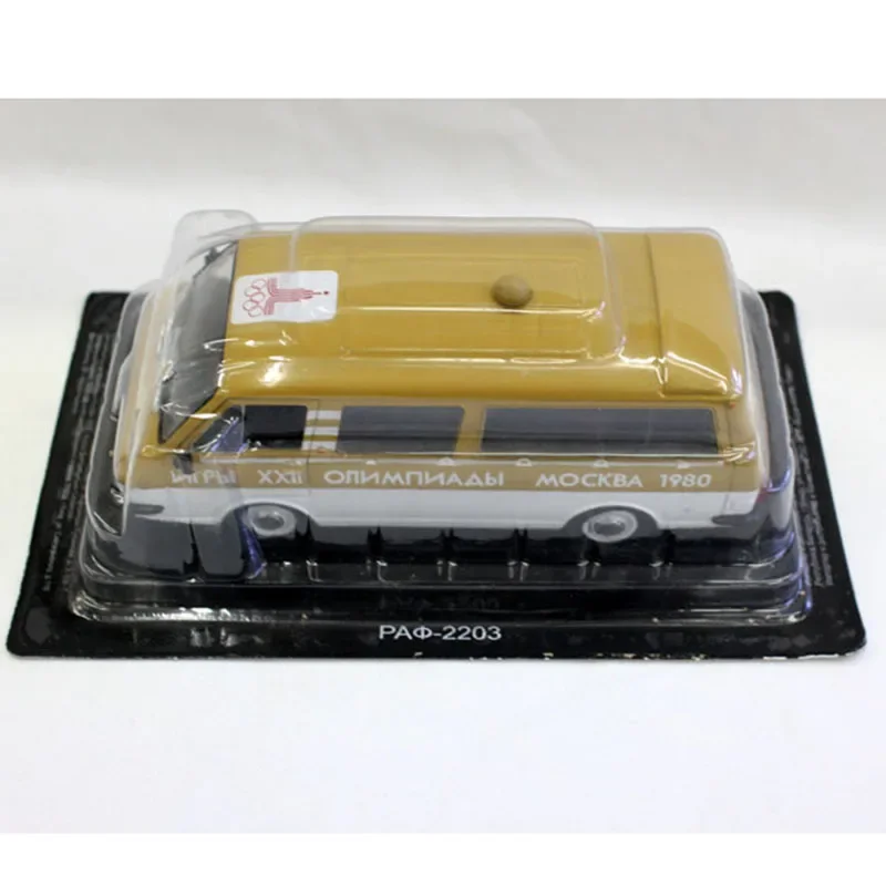 Raf2203ロシアraf-2203車、スケール1:43、コレクション用メタル玩具