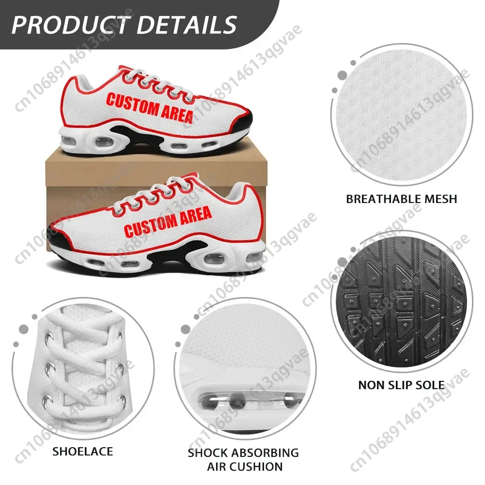 Hot Hip Hop Rapper XXXTentacions Air Cushion Sneakers Mens Womens Teenager Sports Shoes High Quality Custom Made Mesh Sneaker 4