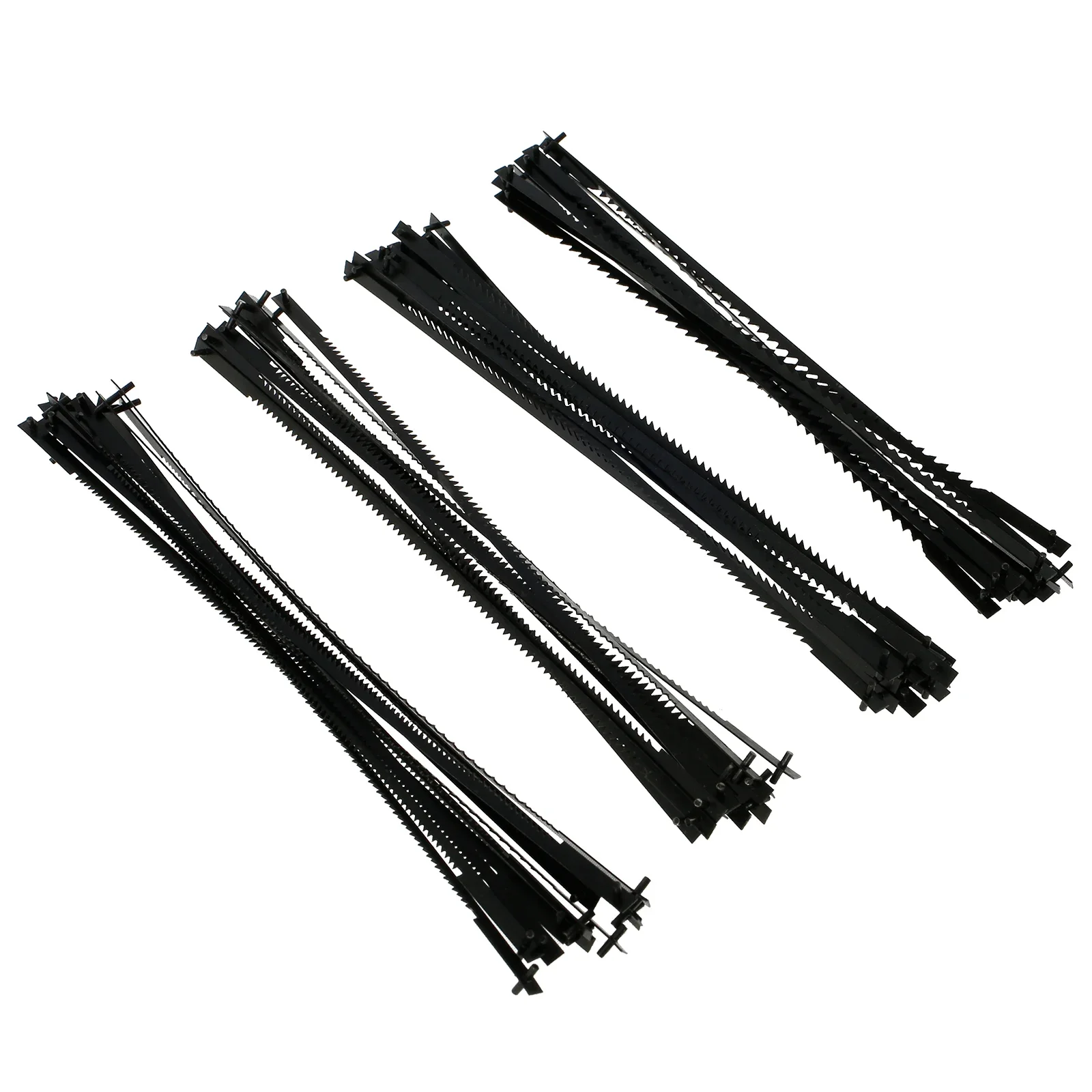 Scroll Saw Blade Set 48Pcs 5 Inch Pin End Scroll Saw Blades SK5 Carbon Steel Coping Blade Jig Blades Woodworking Tools