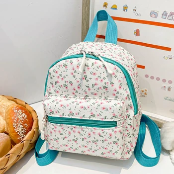 Zaino piccolo floreale, grazioso zaino casual per la scuola, zaino da viaggio per donne e ragazze