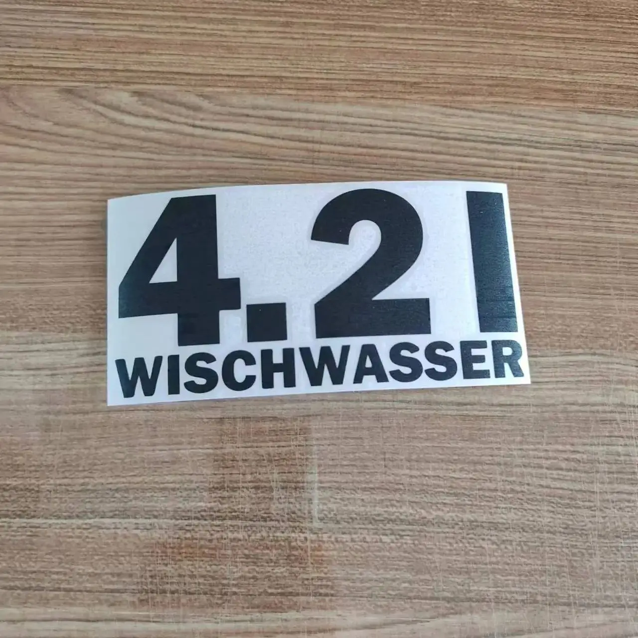 4,2l Wischwasser Sticker