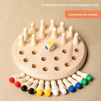 Preschool CHILDREN'S Puzzle Memory Chess Toys, Baby Brain Memory Exercise, Focus Training, Parent-child Games Chess Games 1