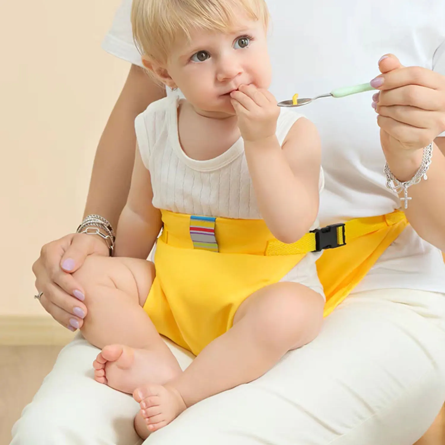 0-3 years Baby dining chair safety belt Universal portable out baby eating dining fixed protection belt