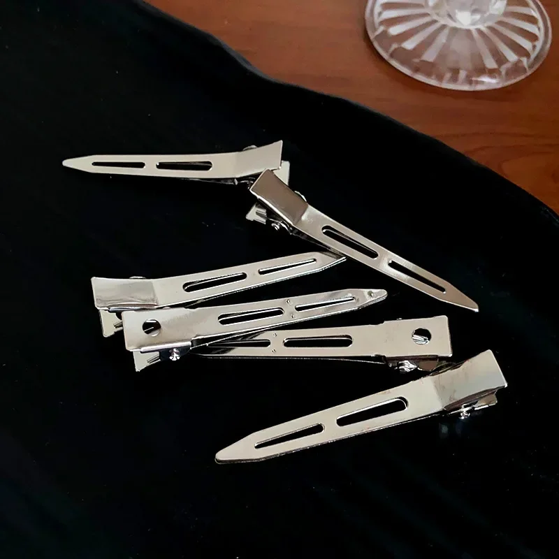 5/8/10 Stück Metall Silber Haarspangen für Frauen Styling Schnitte Salon Haarnadelklemmen Wurzel Flauschige DIY Clip Werkzeuge Kopfzubehör – Detail 5