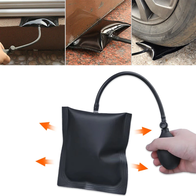 1Pc Black Air Pump Wedge Locksmith Inflatable Shims Hand Tools