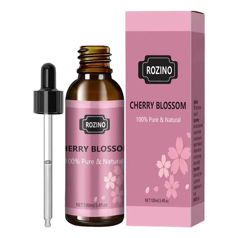 

Cherry Blossom Massage Oil 100ml Pure Floral Massage Oil For Relaxing Full Body Skin Firming Oil Skin Care Oils For Oily