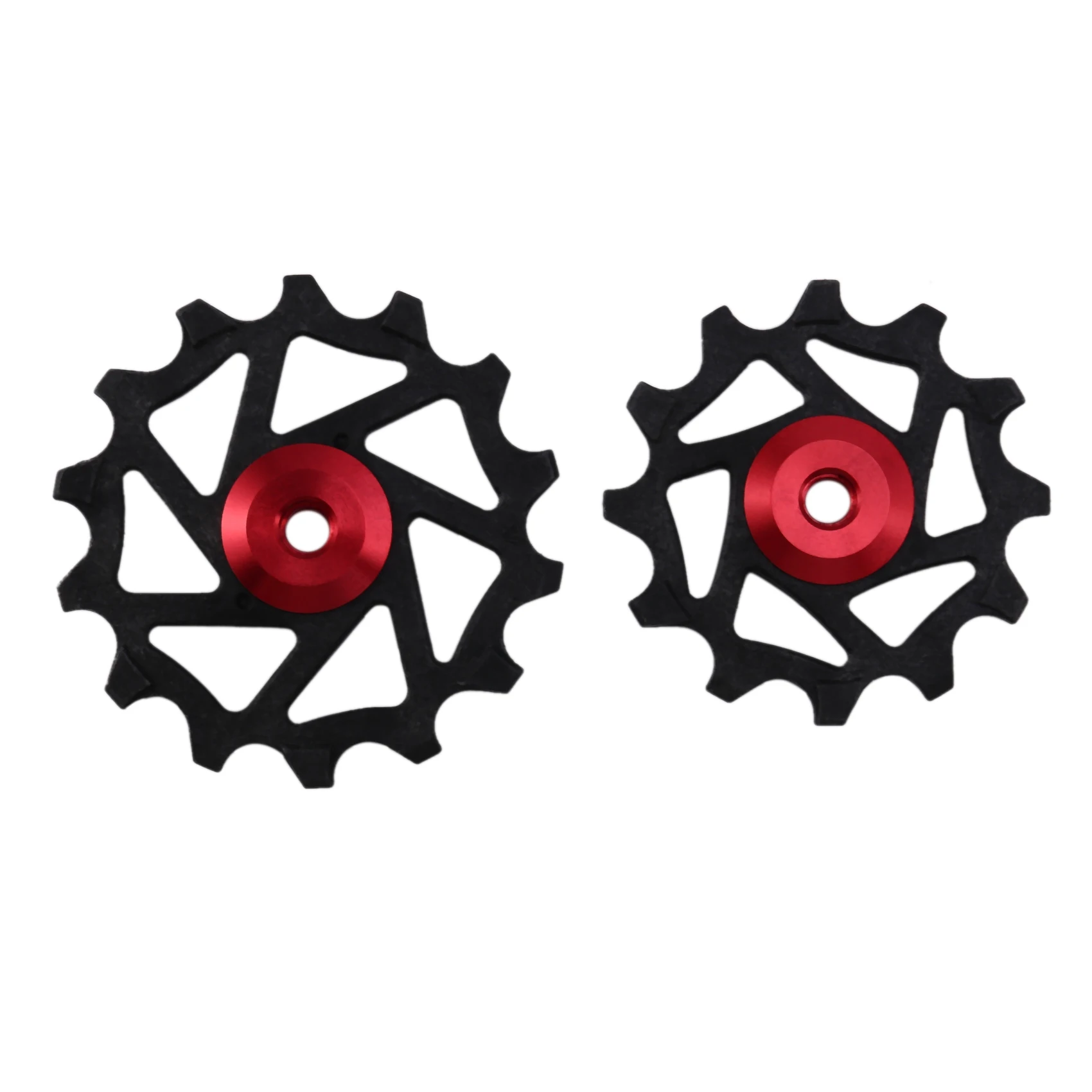 12T 14T Bici Cuscinetto In Ceramica Puleggia Deragliatore Bicicletta Quadrante Posteriore Puleggia Per Shimano Xtr M9000 M980 M8000 Rosso