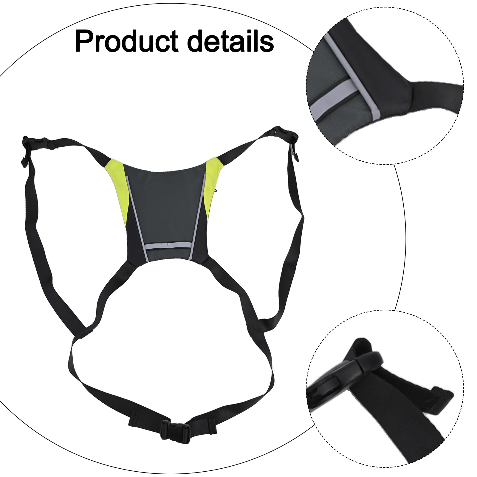 Reflective Vest Backpack Wireless Turn Signal Light 4.2V 500mAh Cycling Bag LED Signal Multi Purpose Night Running