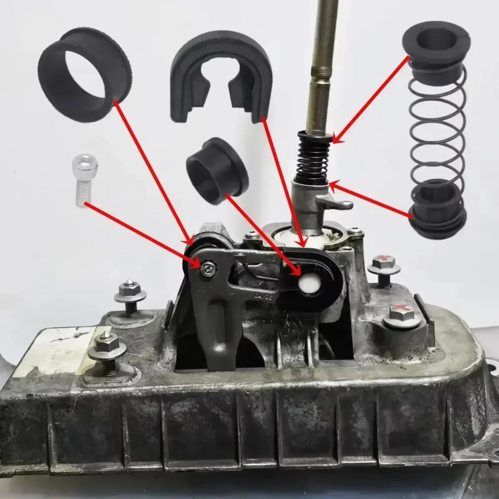 Upgrade Enhanced Gearbox Repair Kit For Skoda Octavia 1U MT Shifter Gear Lever Spring Bearing Shifter Bearing 1997 1998-2011