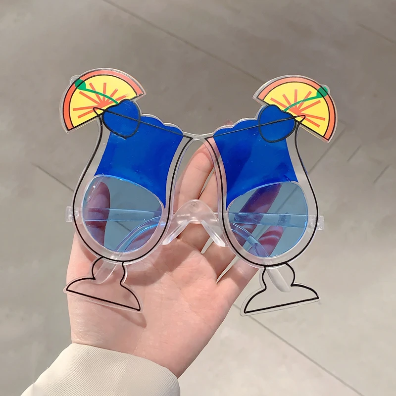 12 Pairs Per Set Cute Beach Sunglasses 2025 Men Funny Summer  display picture 3