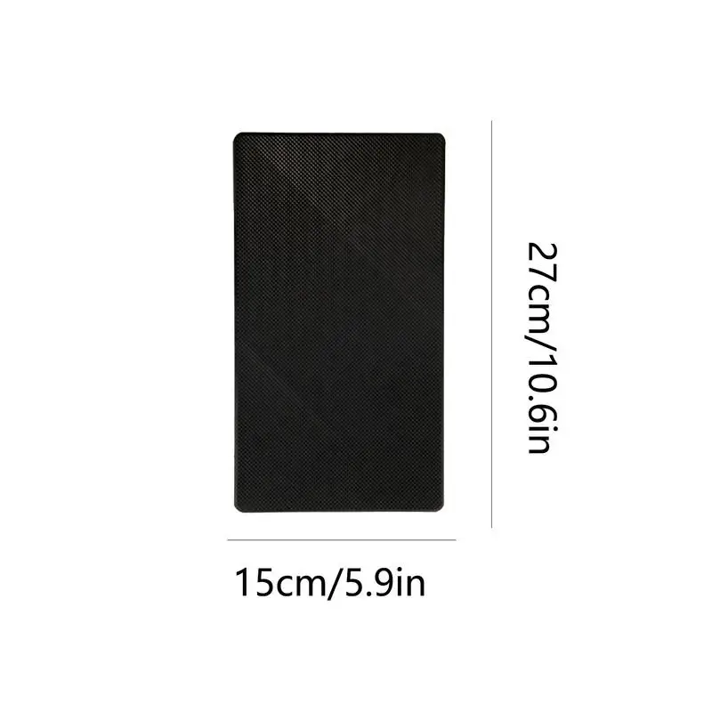 Car Dashboard Non Slip Mat Heat Resistant Gripping Pad Washable Dash Pad For Phones Sunglasses Keys Electronic Devices More Use