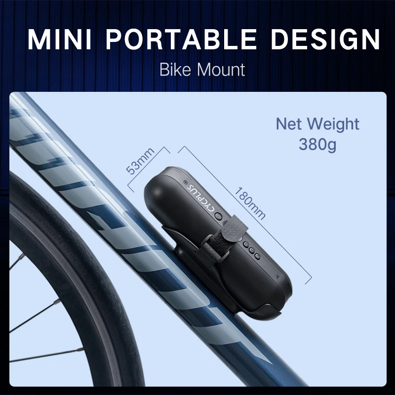 CYCPLUS Mini Fahrrad Hand Pumpe Elektrische Smart Air Inflator Hochdruck  Radfahren Bike Zubehör für Fuß Ball Auto MTB Reifen - AliExpress