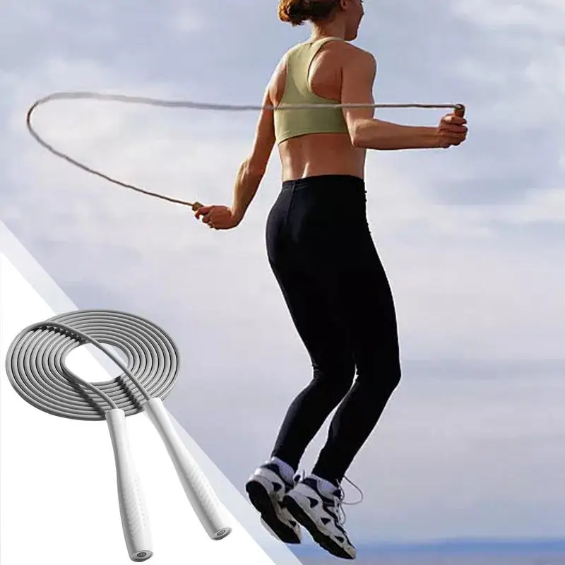 Adult Workout Rope Workout Jump Skipping Rope Adjustable Jumping Exercise Workouts Gym Fitness Home