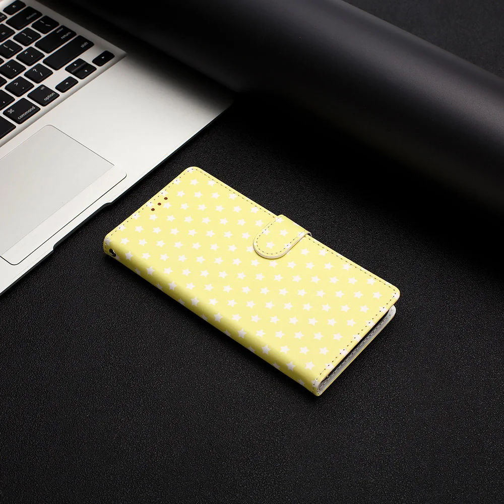 Leather Phone Case with Stand Wallet and Card Holder Cover
