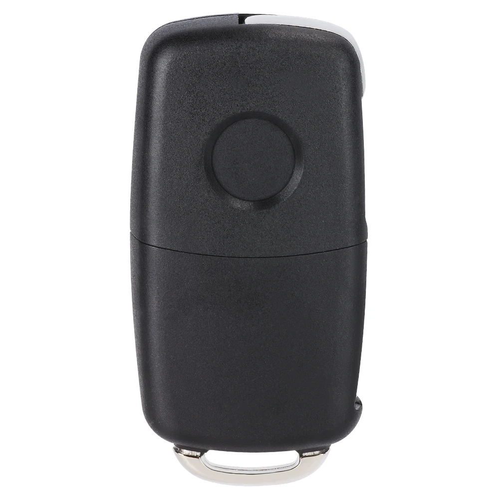 KEYECU Flip Remote Car Key Shell Case With 3 Buttons For Volkswagen Golf Beetle Caddy Eos Polo Scirocco Jetta For Skoda Seat Key Case Car Key Shell Key Shell