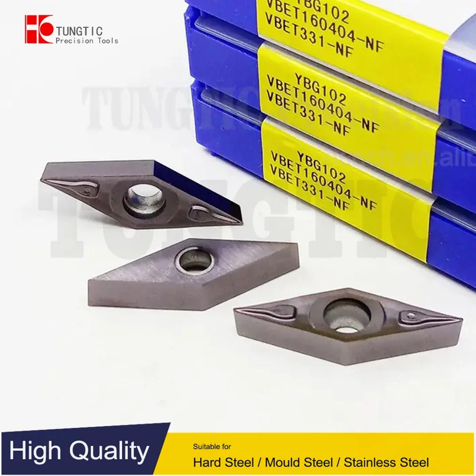 

VBET160404-NF Milling Inserts Carbide Cutter For CNC VBET 160404-NF