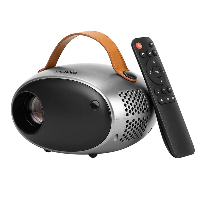 PGIVDA Portatil Projector Wireless Same Screen, Native HD 1080P Home Cinema Outdoor Projector