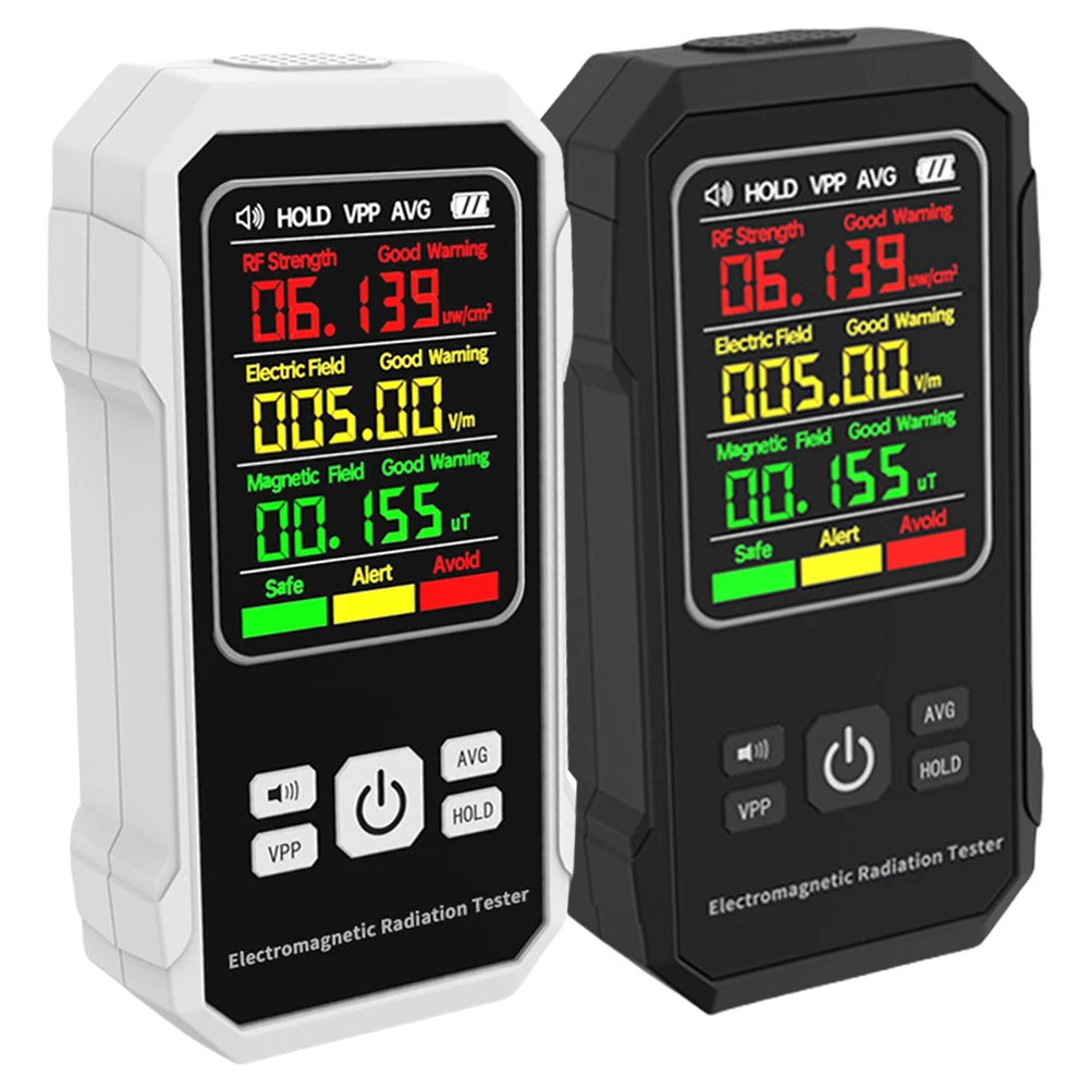 전자기 탐지기 백라이트 자기장 강도 테스터 실내외용 자기장 강도 측정기