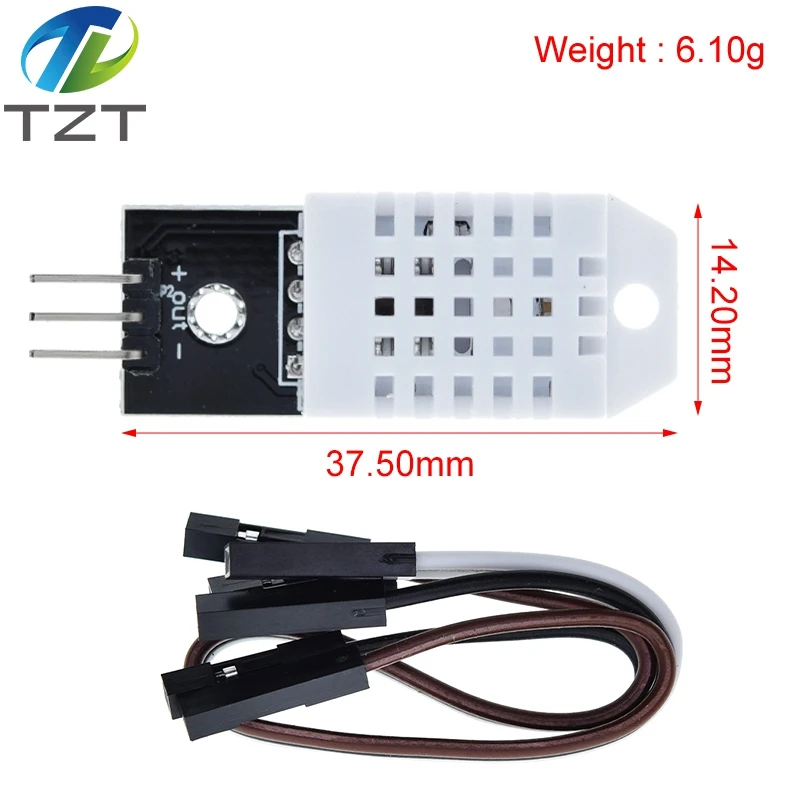Electronic Building Block Sensor DIGISHUO 2-Pack DHT22/AM2302 Digital ...