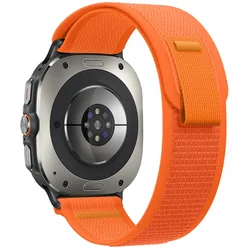 Trail Loop Nylon Sports Wristband Bracelet - Durable Strap for Galaxy Watch Ultra (13 Orange)