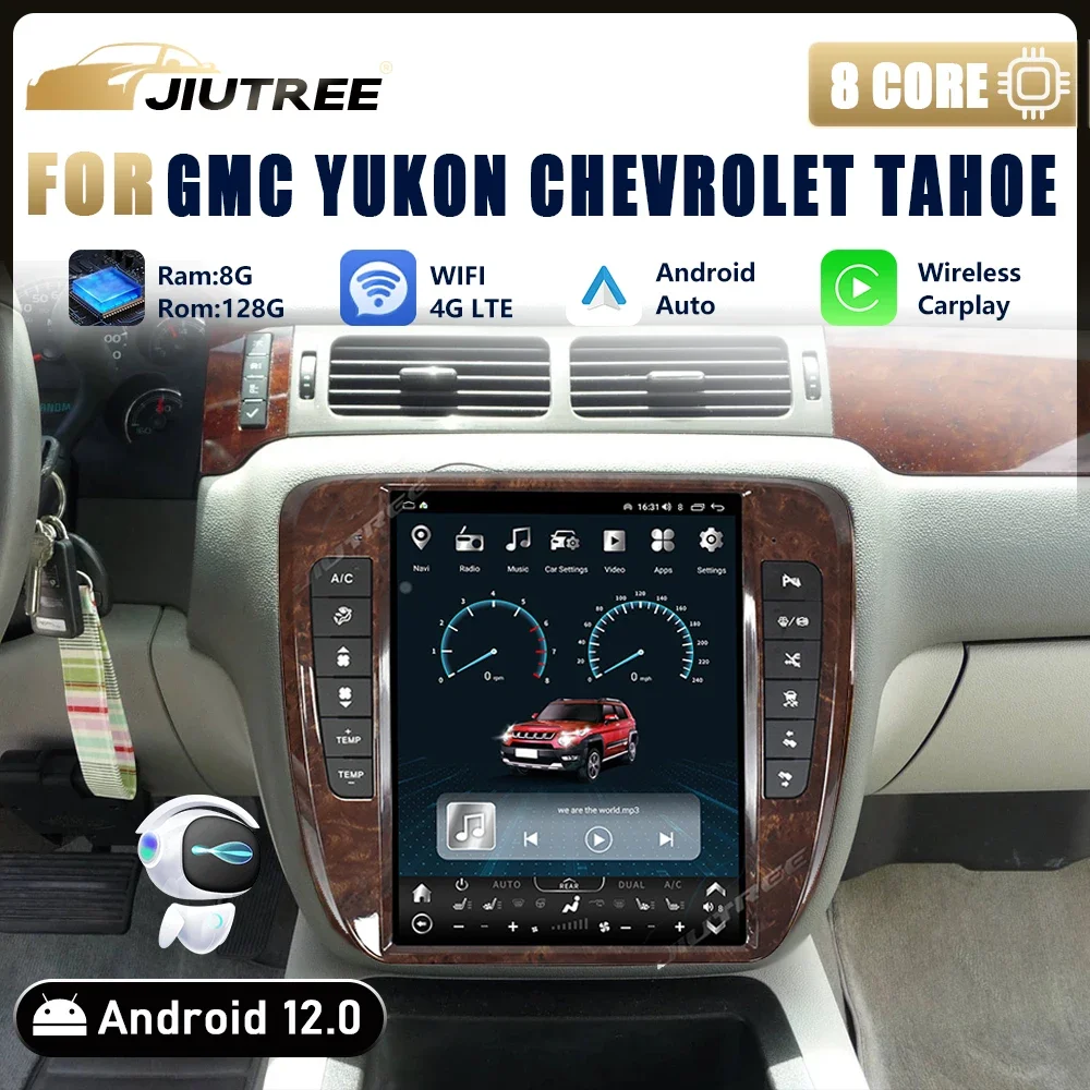 

Android Car Radio For GMC Yukon Chevrolet Tahoe Chevrolet Silverado 2007-2014 Stereo Radio Carplay Head Unit Multimedia Player