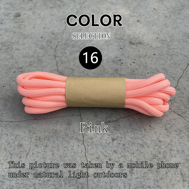 Enhanced Circular 5mm Thick Sneakers Shoe Laces