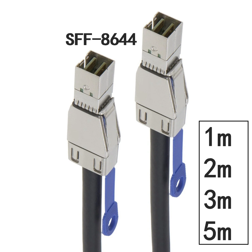 

Внешний Кабель SAS SFF 8644 на Mini SAS SFF 8644, 5 м, 3 м, 12 Гбит/с