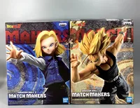 Bandai-Dragon Ball MATCH MAKERS Anime Action Figure, Trunks, Original, Banpresto, Android 18, PVC, Jouets à collectionner 6