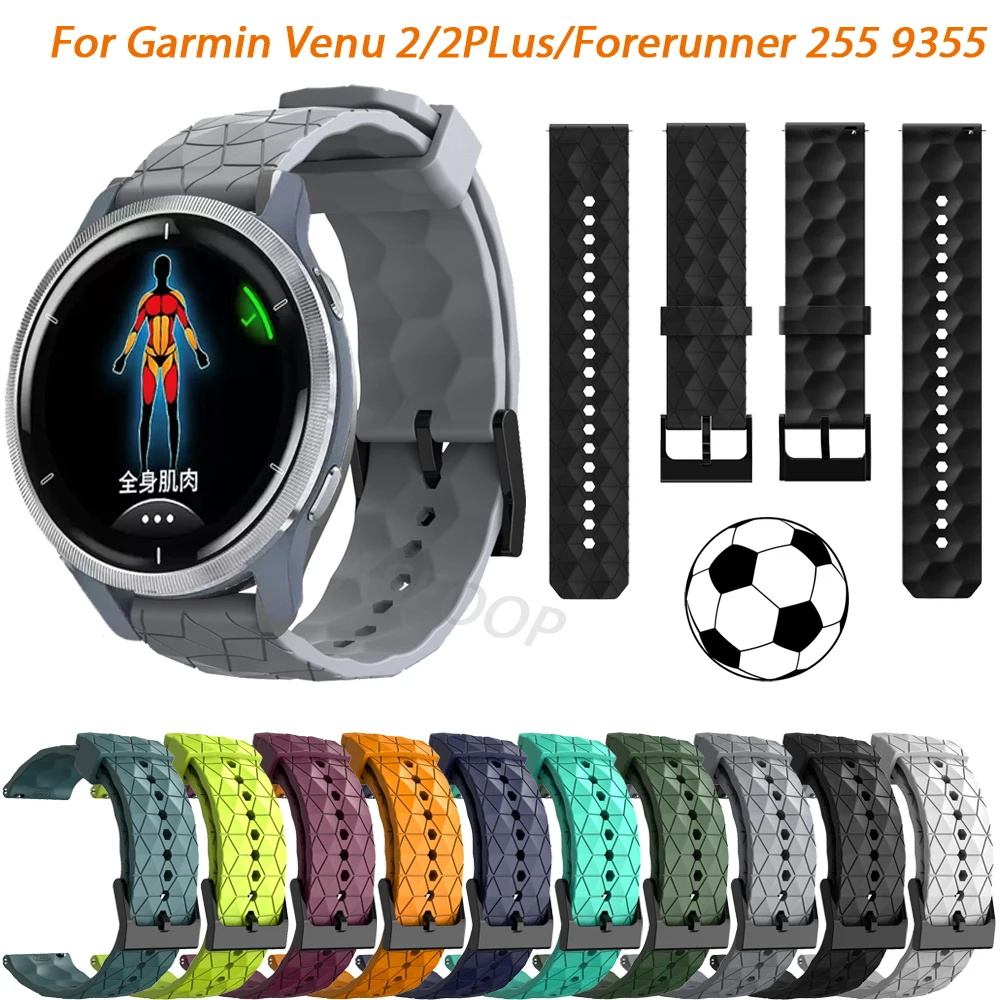 20 22mm Smartwatch Band For Garmin Vivomove HR Venu2 SQ Vivoactive 3 4