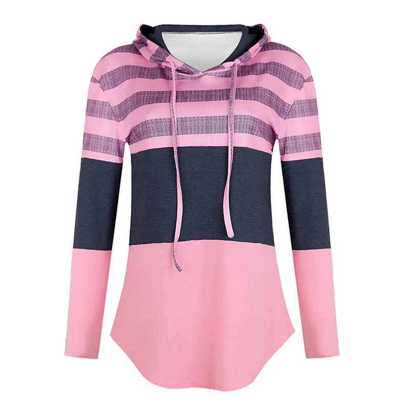 

2023 European Style Hooded Hoodies Woman Spring Autumn Long