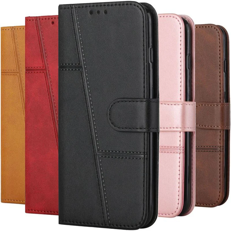 

Кожаный чехол-книжка с подставкой для Xiaomi Mi 11T 10T Poco X3 Redmi 10 9T 9A K40 Note 9 9S 10 11 Pro 10S 11S