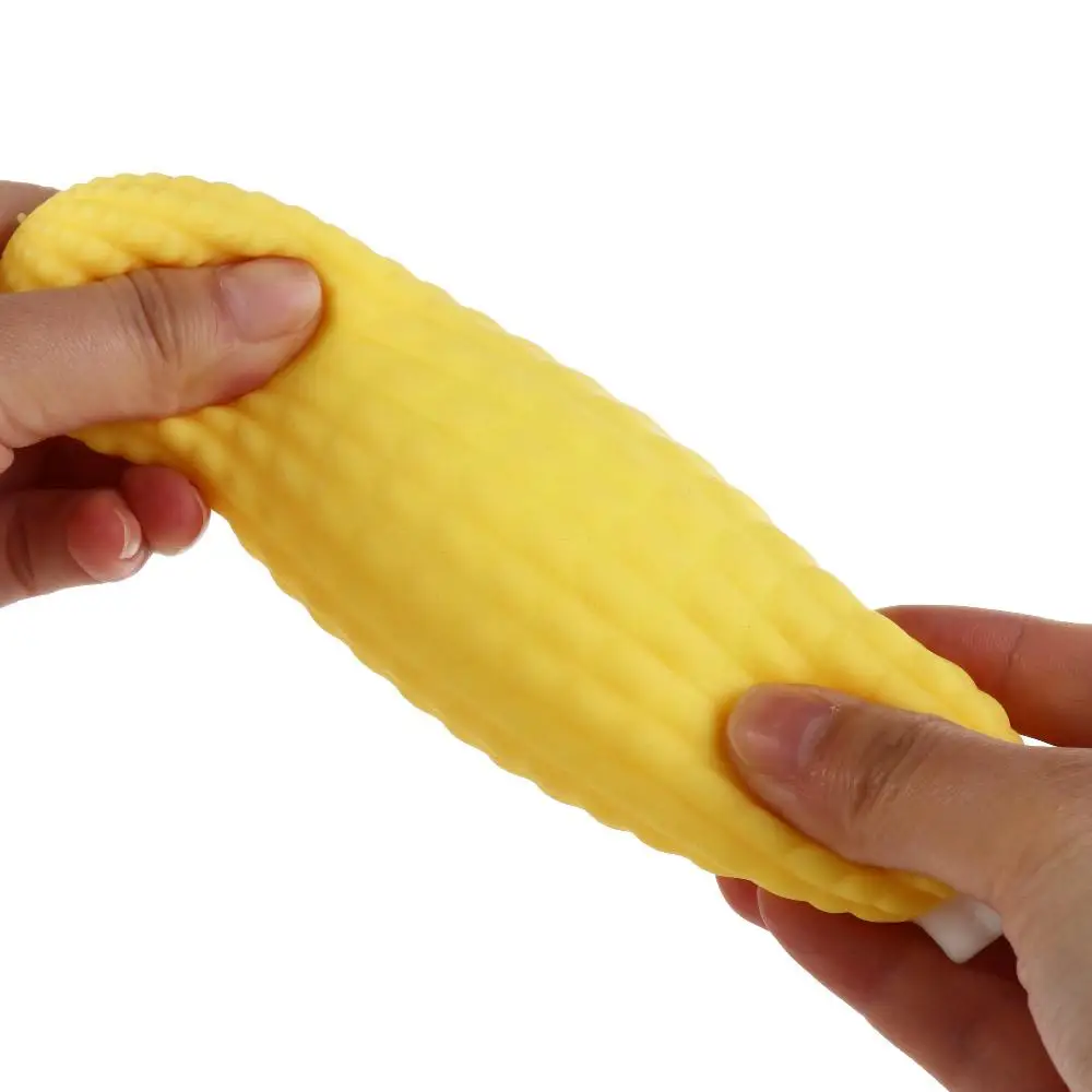 Sticky Cheese Squeeze Toy Slow Rebound Pinch Decompression Vent Antistress Simulation Corn Toy Squishy Slow Rising 4