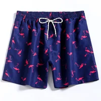 Colorful Hawaiian 3d Print Beach Shorts Men Summer Street Plants Flamingo Short Pants Surf Board Shorts Outdoor Swim Trunks 1